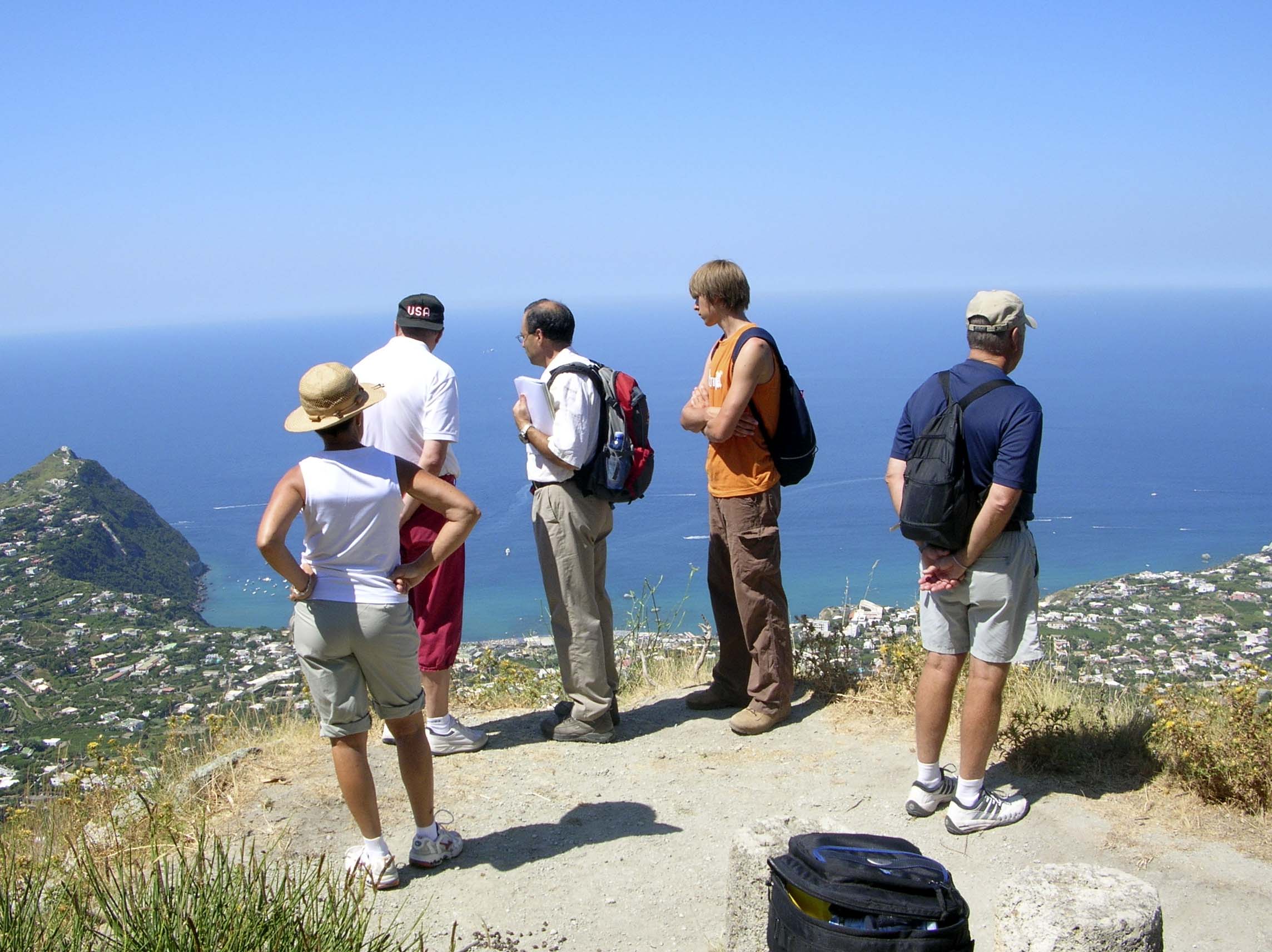 Wanderouten und Wegenetz der Insel Ischia