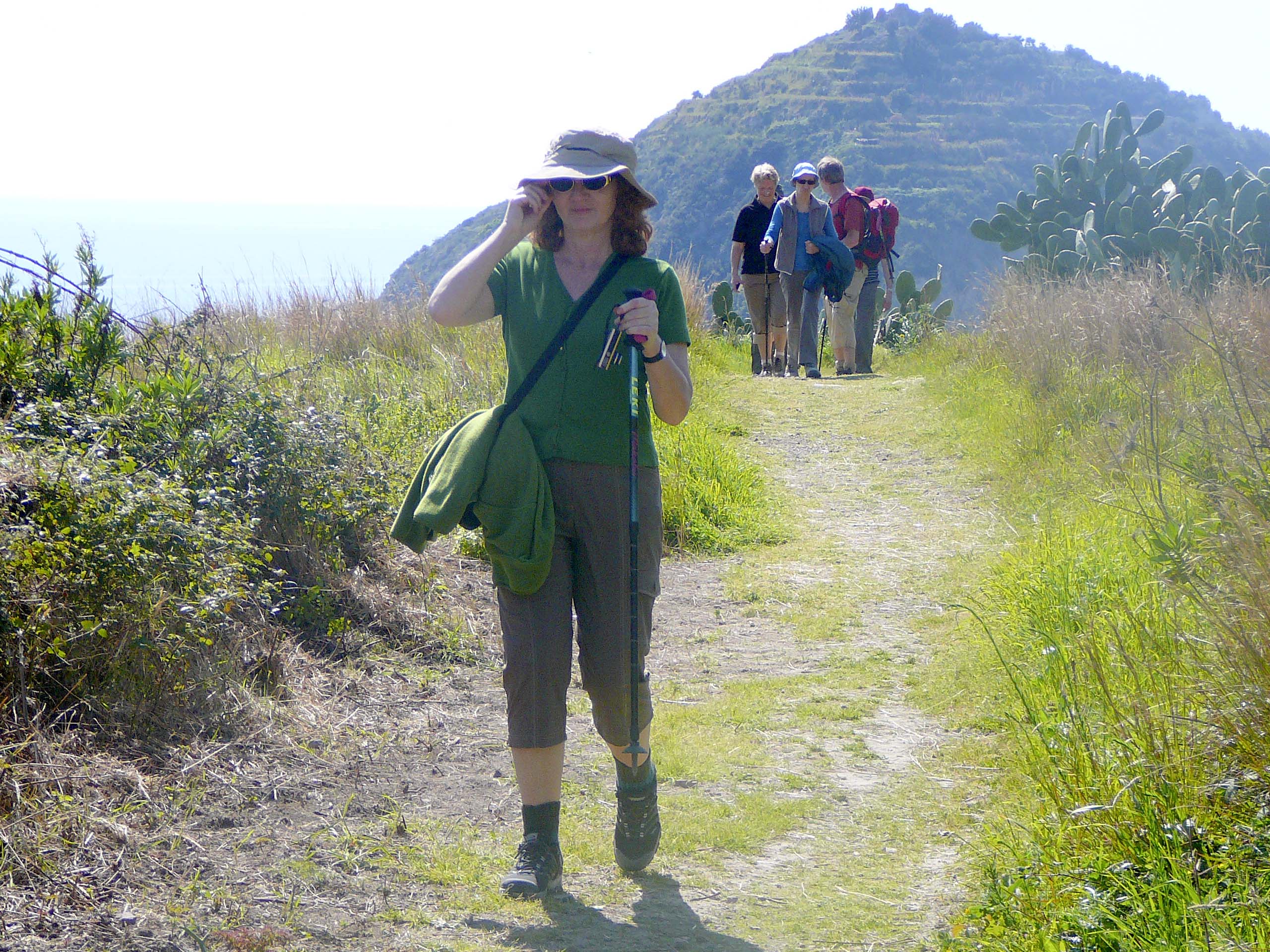 Ischia. Wanderung und Wanderwege