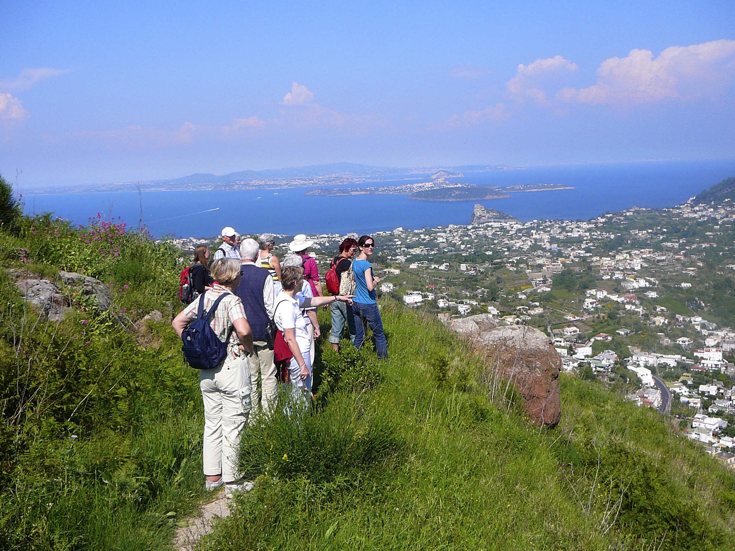 Ischia. Wandern mit Wanderführer